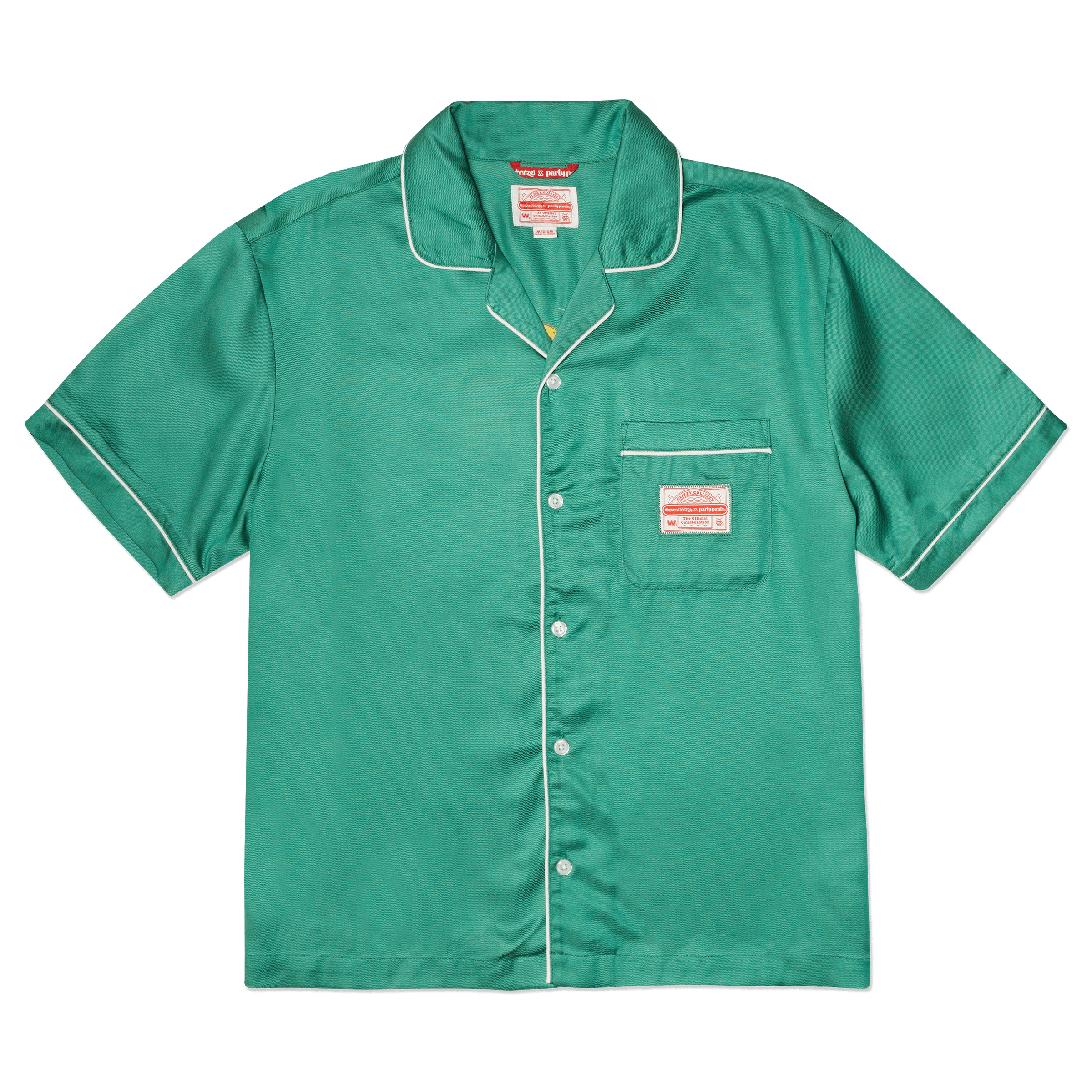 Glizzy On The Green Green Camp Shirt Woven PARTY PANTS