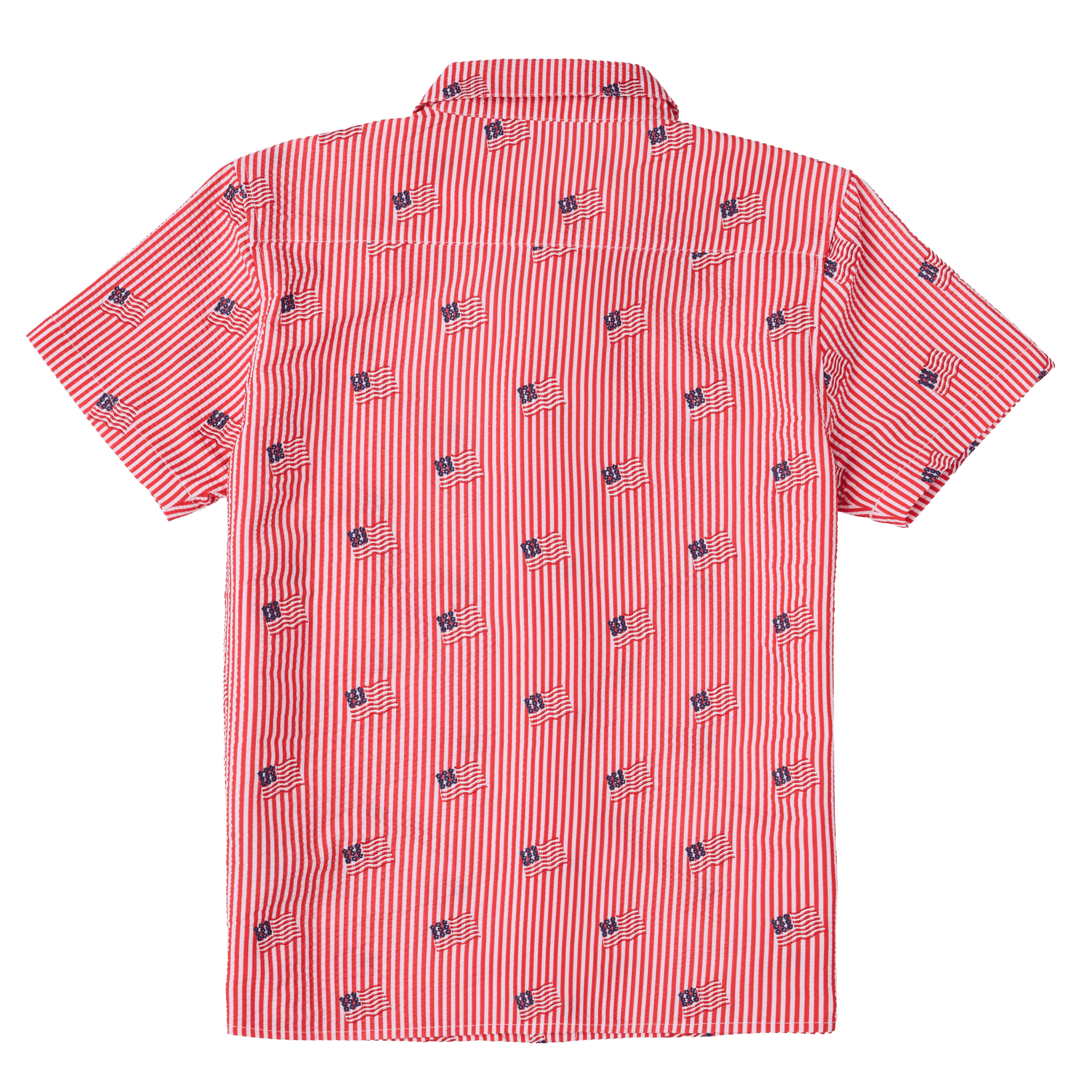 Men's Woven Shirt - Old Glory Red | Weekender Weekender Shirt PARTY PANTS