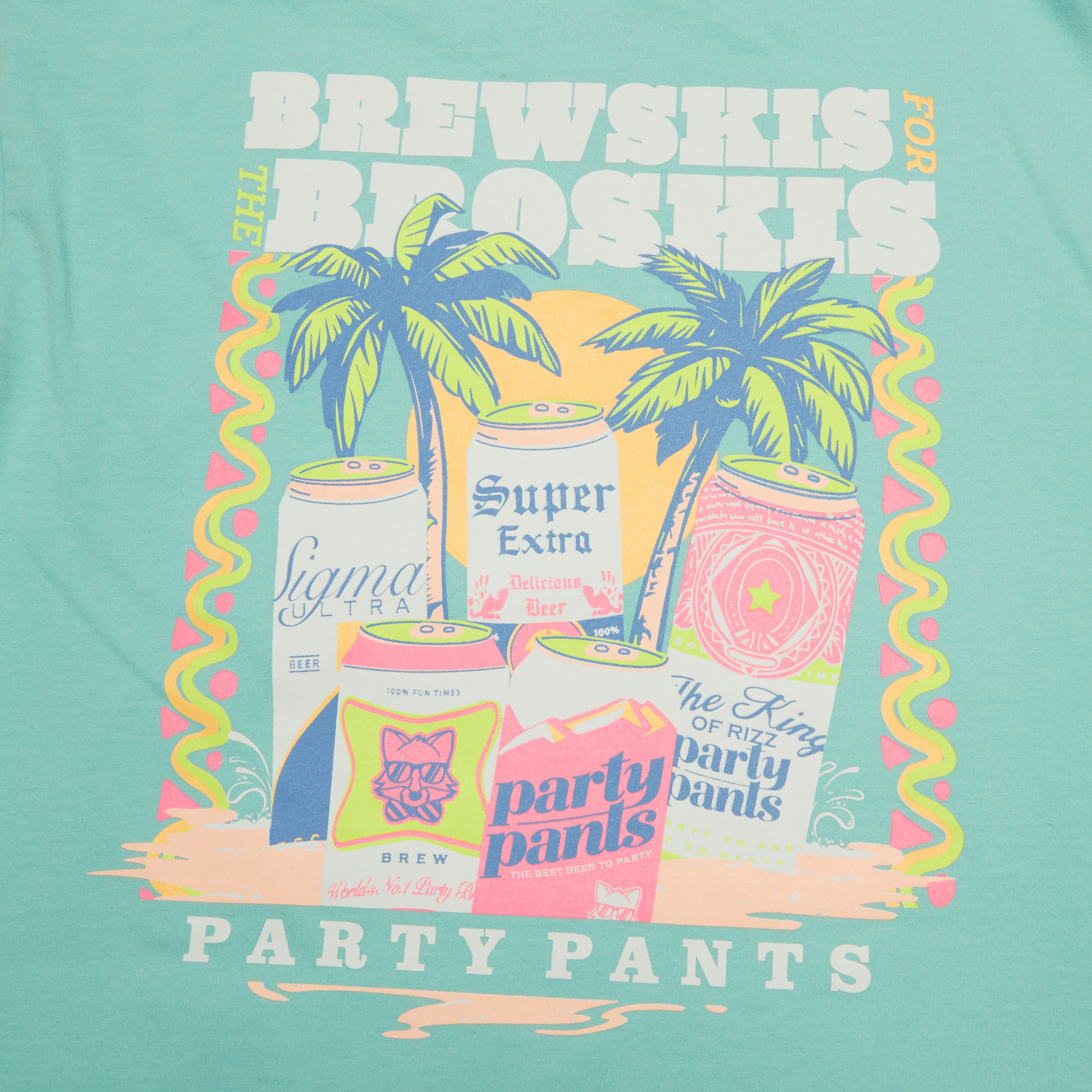 Brewskis for the Broskis Chalky Mint T-Shirt TEES PARTY PANTS