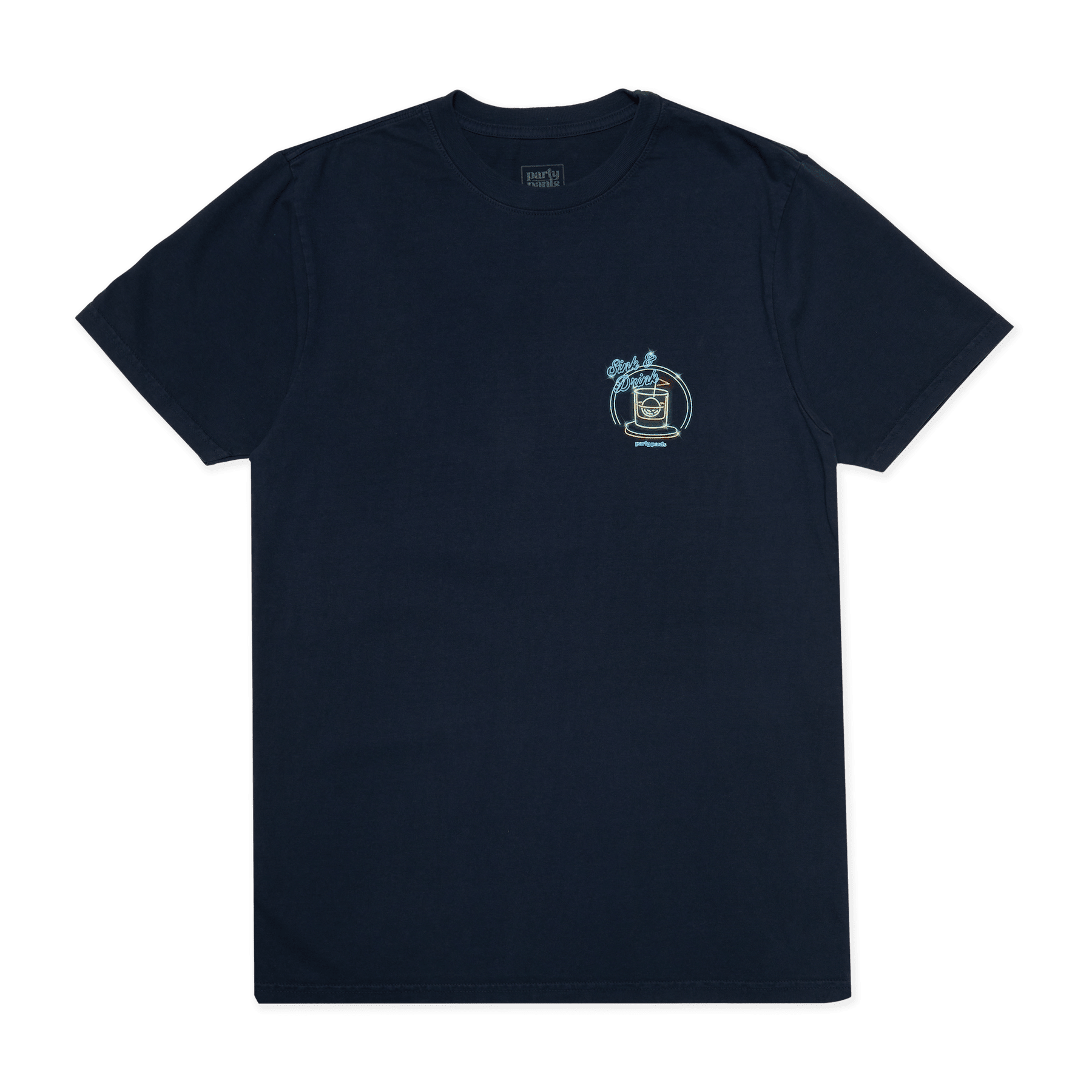 Sink N Drink Navy Blue T-Shirt TEES PARTY PANTS