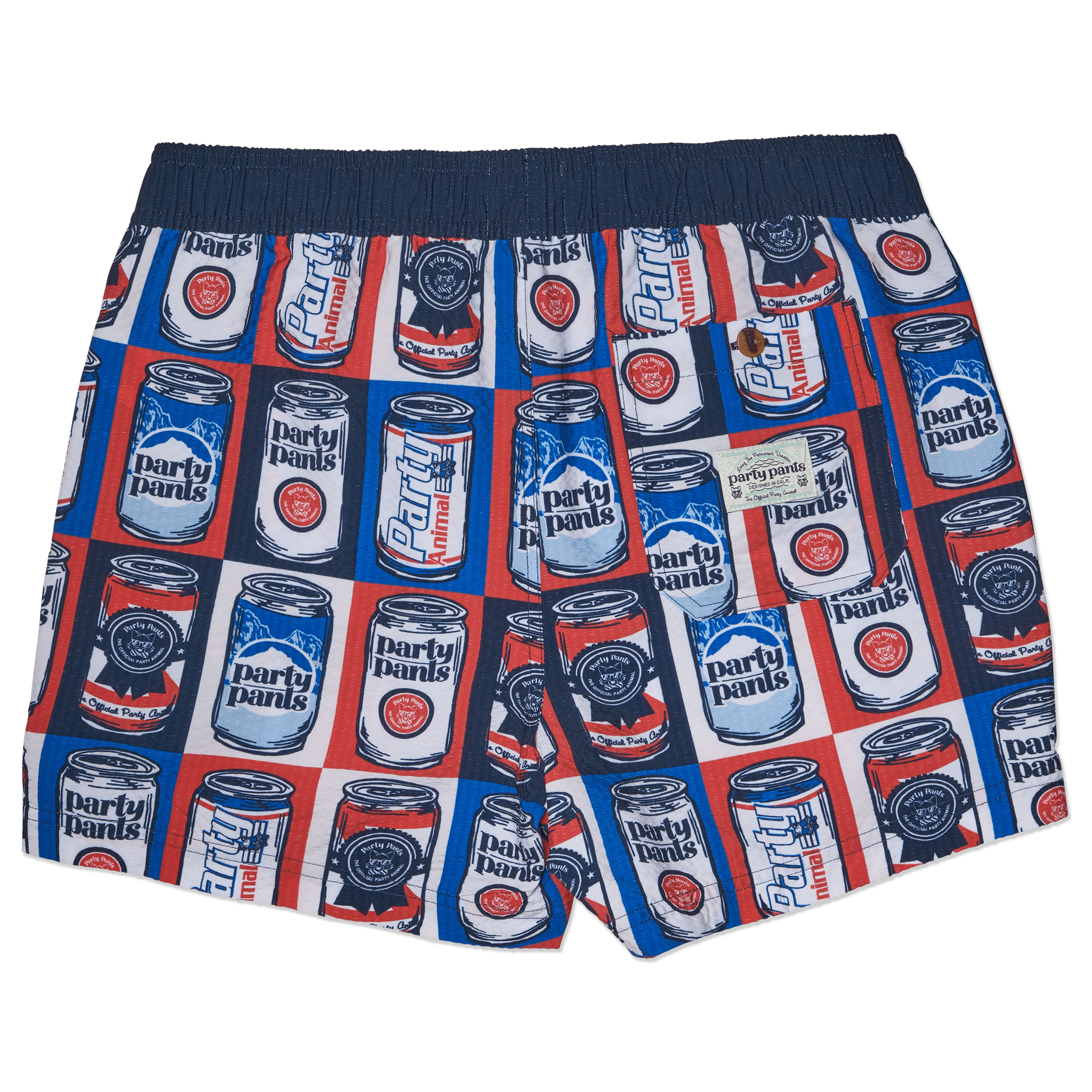 Chug Club Navy Blue Party Starter Short PARTY PANTS PARTY PANTS