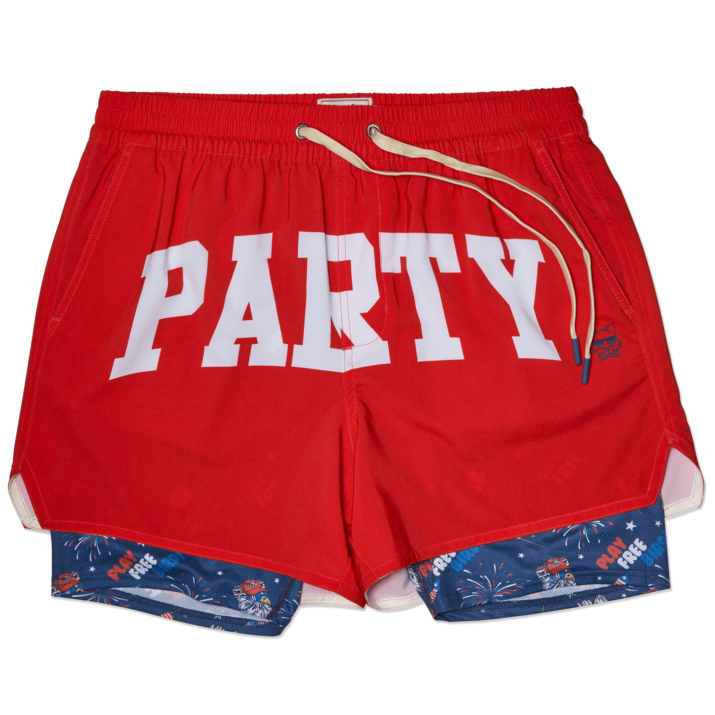 Party Boy Merca Red 4" Game Changer 4" GAME CHANGER PARTY PANTS