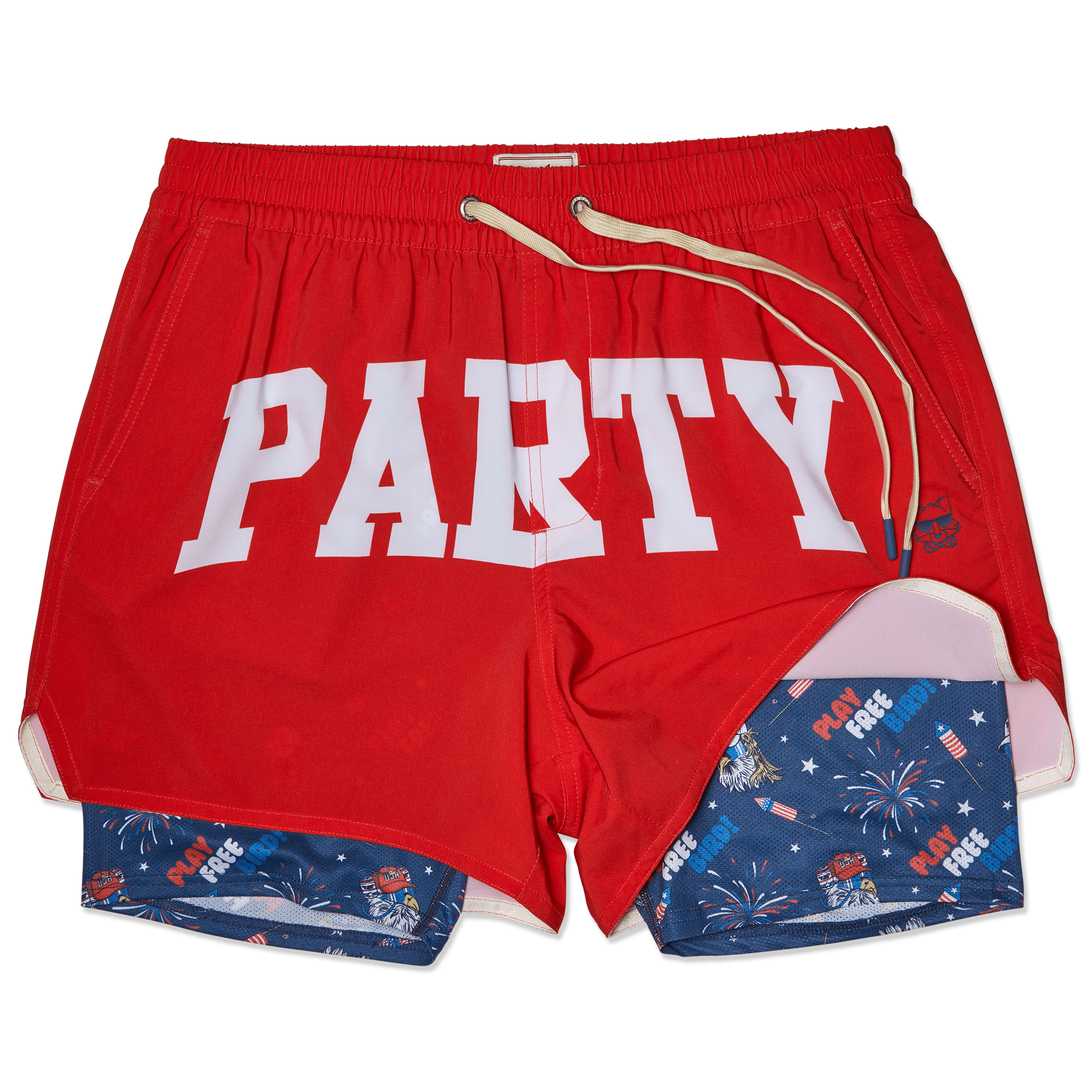 Party Boy Merca Red 4" Game Changer 4" GAME CHANGER PARTY PANTS