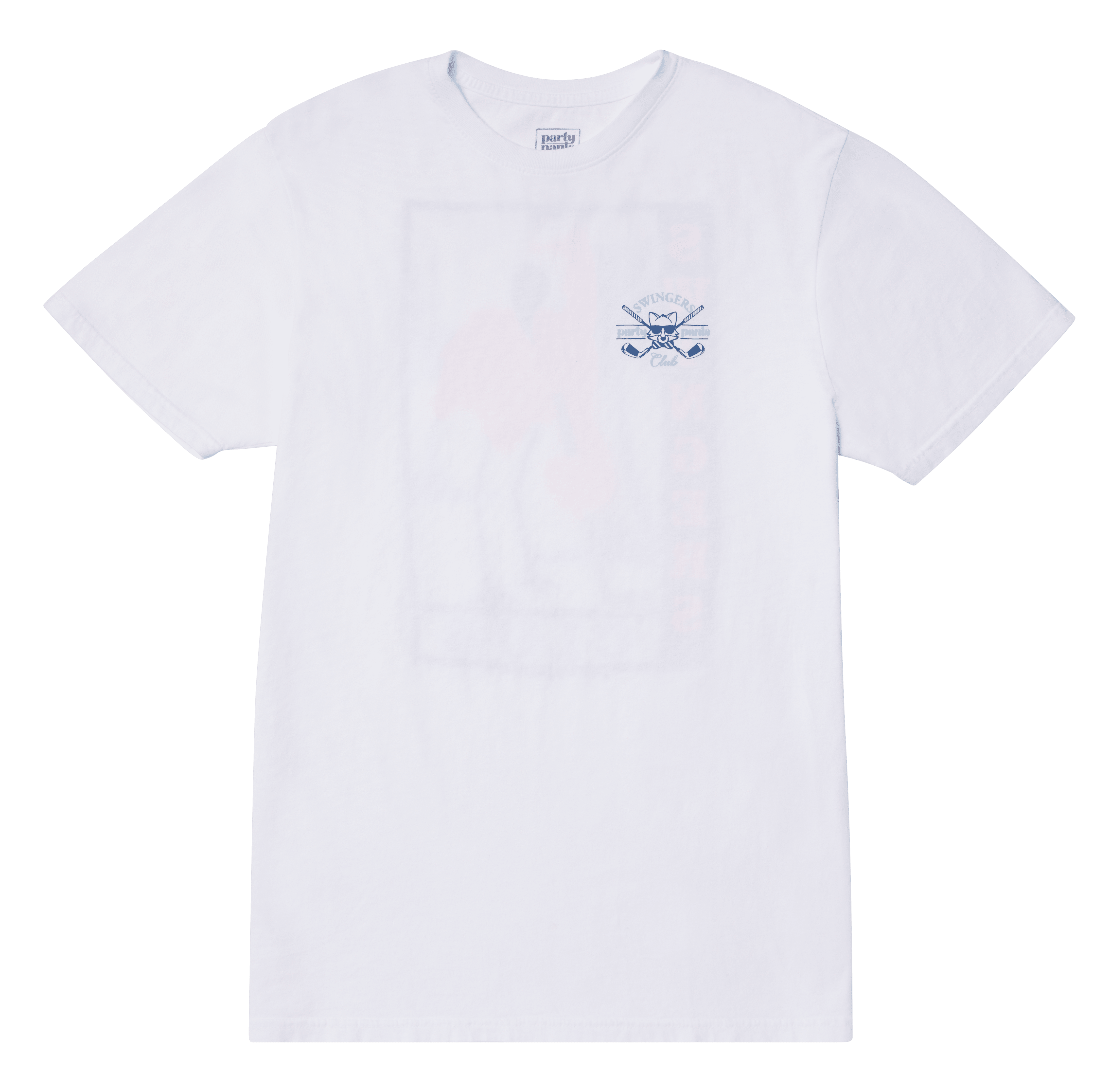 SWINGERS MINGO T-SHIRT - WHITE TEE PARTY PANTS