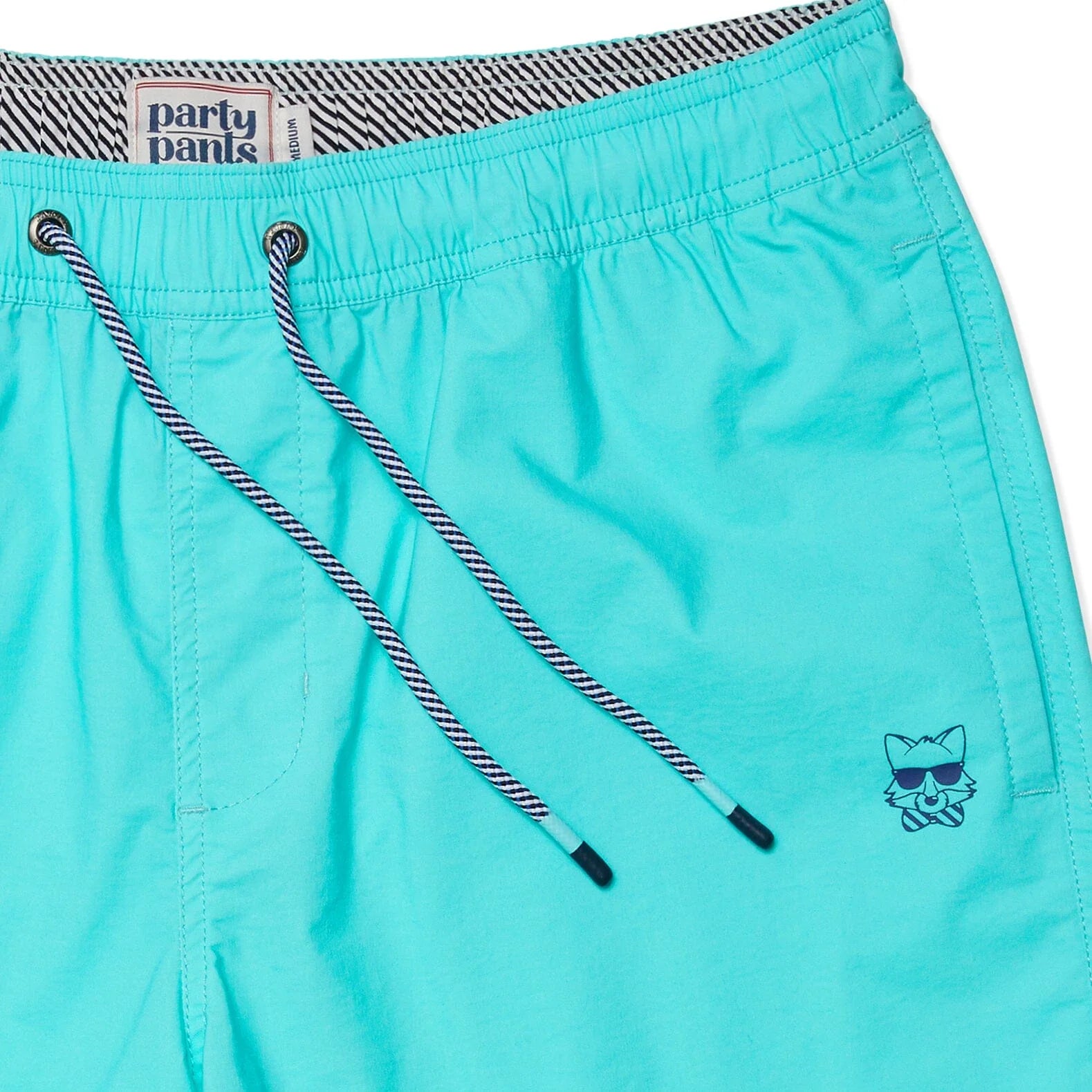 The Solid Party Starter Short in blue