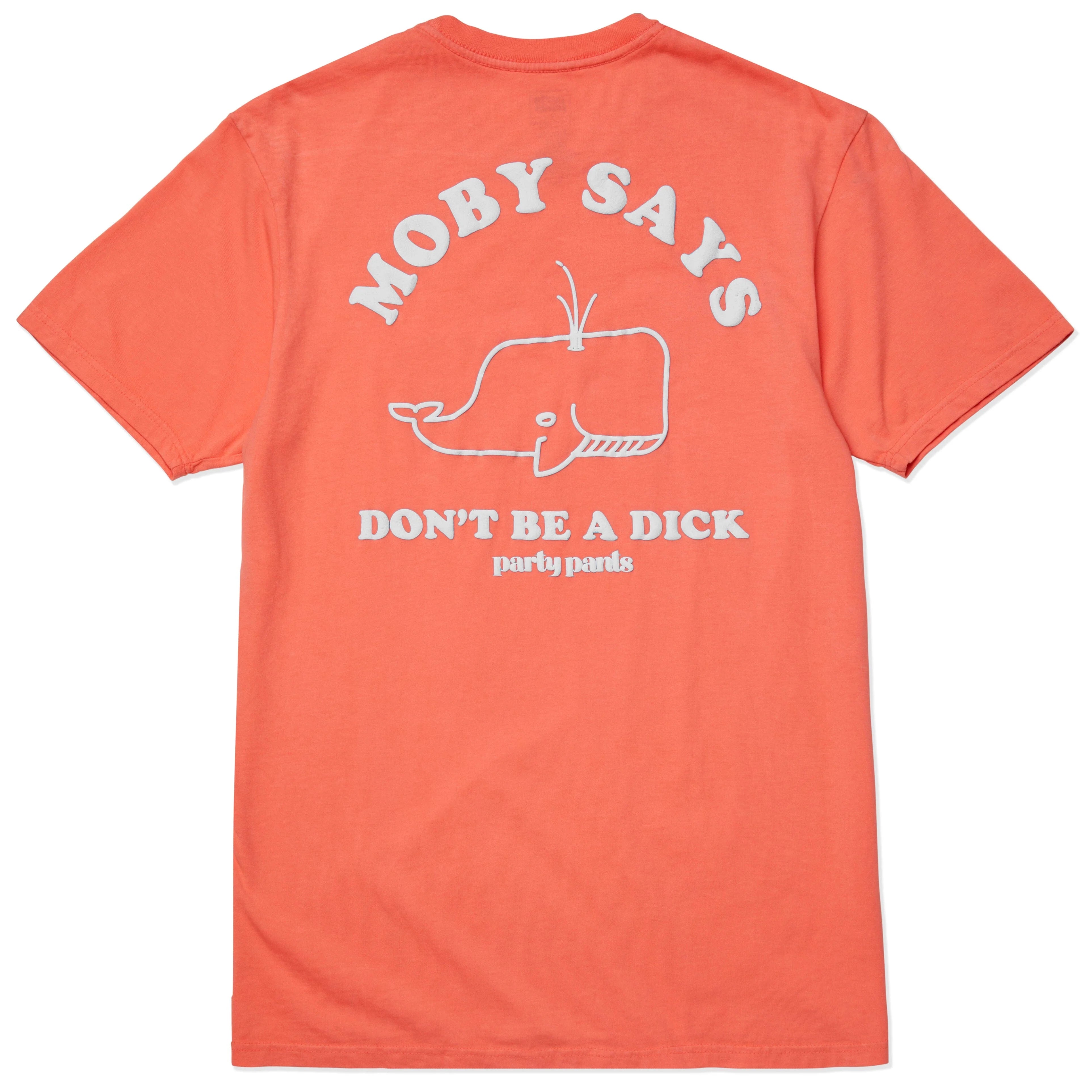 Back view of the Moby-t-shirt