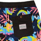DINO MUNCHIES PARTY STARTER SHORT - BLACK PRINTED SHORTS PARTY PANTS 