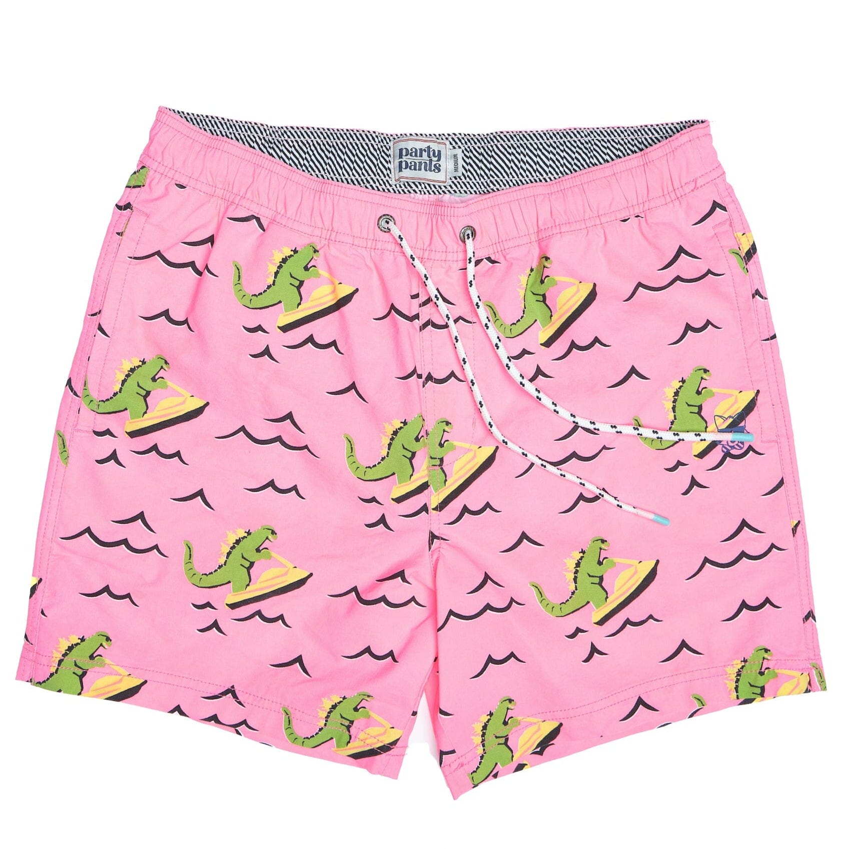 DINO RIPPER PARTY STARTER SHORT - PINK SALE SHORTS PARTY PANTS 