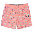 MOBY PARTY STARTER SHORT - NEON PINK PRINTED SHORTS PARTY PANTS 