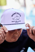 Moby Says White Hat HATS PARTY PANTS 