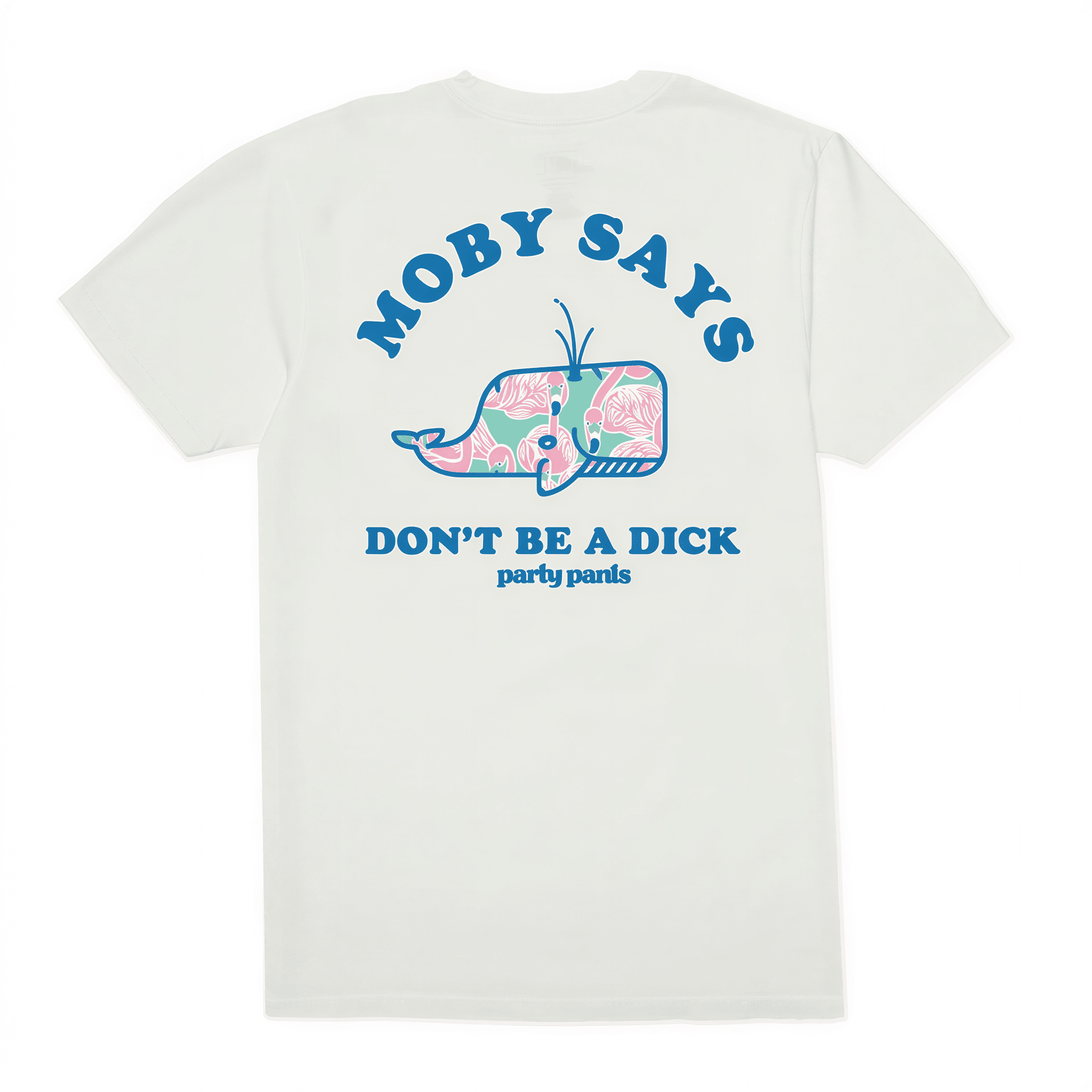 Mobys Fill White T-Shirt TEES PARTY PANTS 