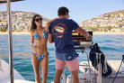 Men's Short Sleeve T-Shirt - Big Weiner Club Navy Blue TEES PARTY PANTS 