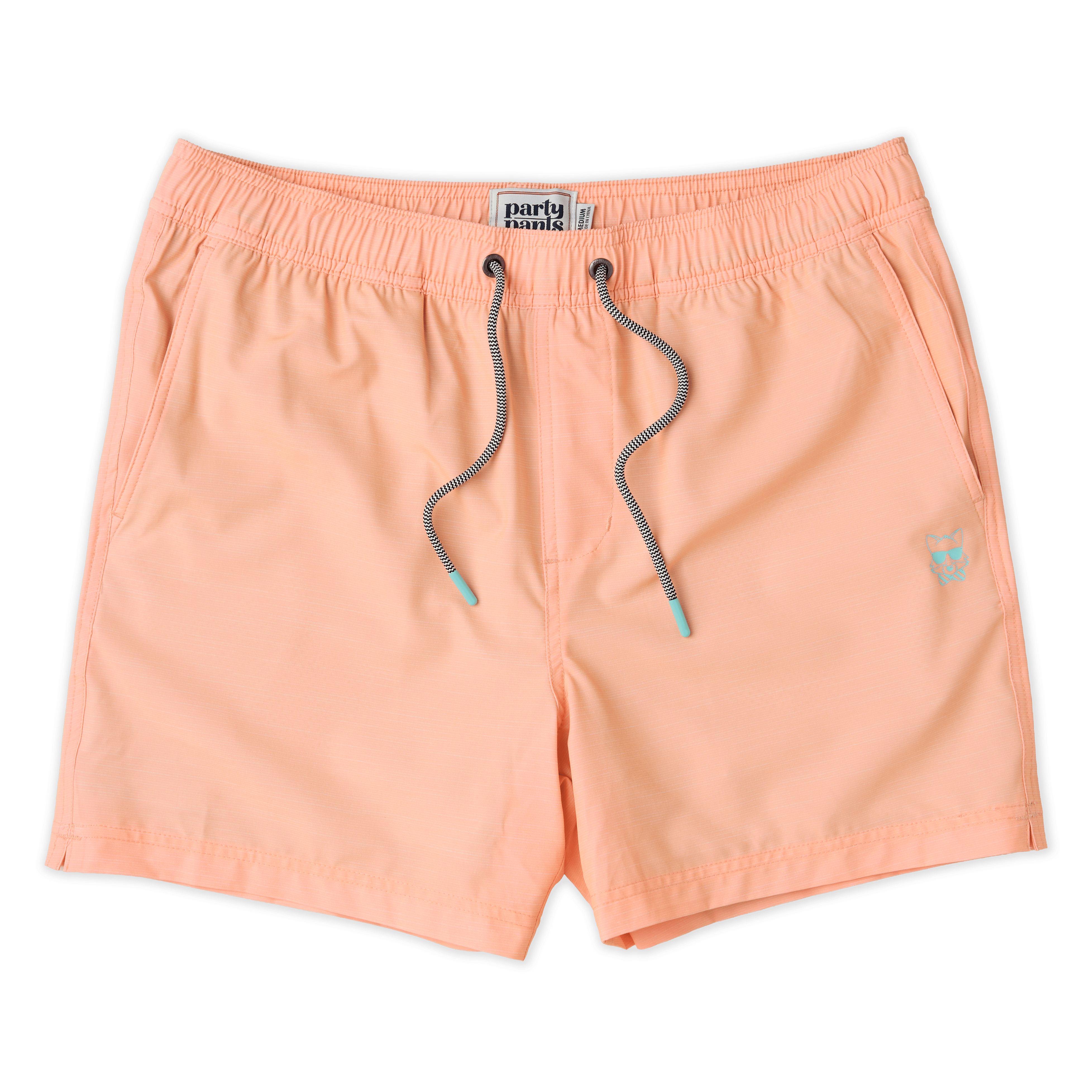 5" Solid Coral Happy Hour Short HAPPY HOUR SHORT PARTY PANTS 