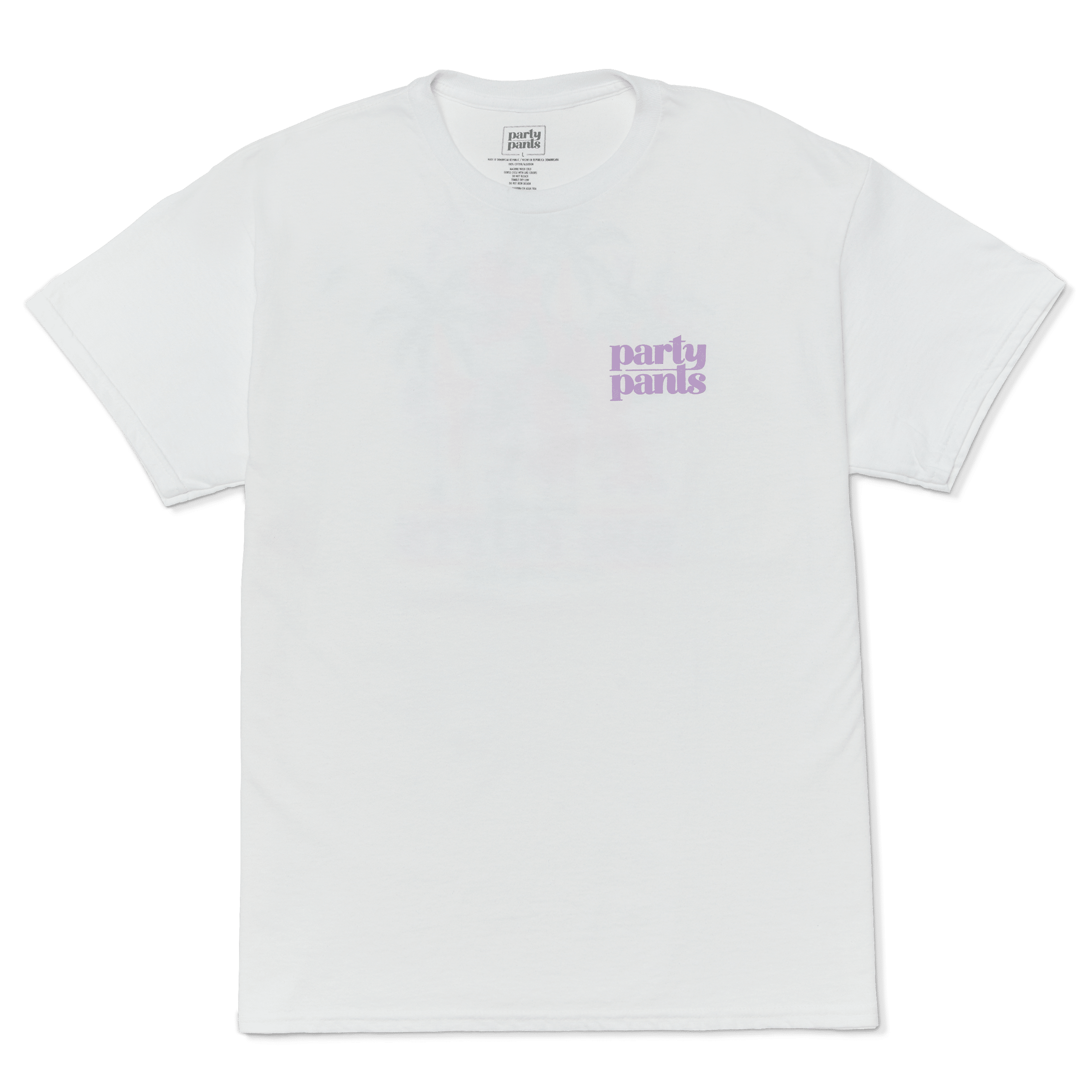 BIG PUTT T-SHIRT - WHITE TEE PARTY PANTS 