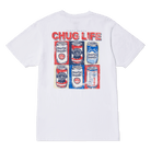 CHUG LIFE T-SHIRT - WHITE TEE PARTY PANTS 
