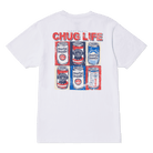 CHUG LIFE T-SHIRT - WHITE TEE PARTY PANTS 