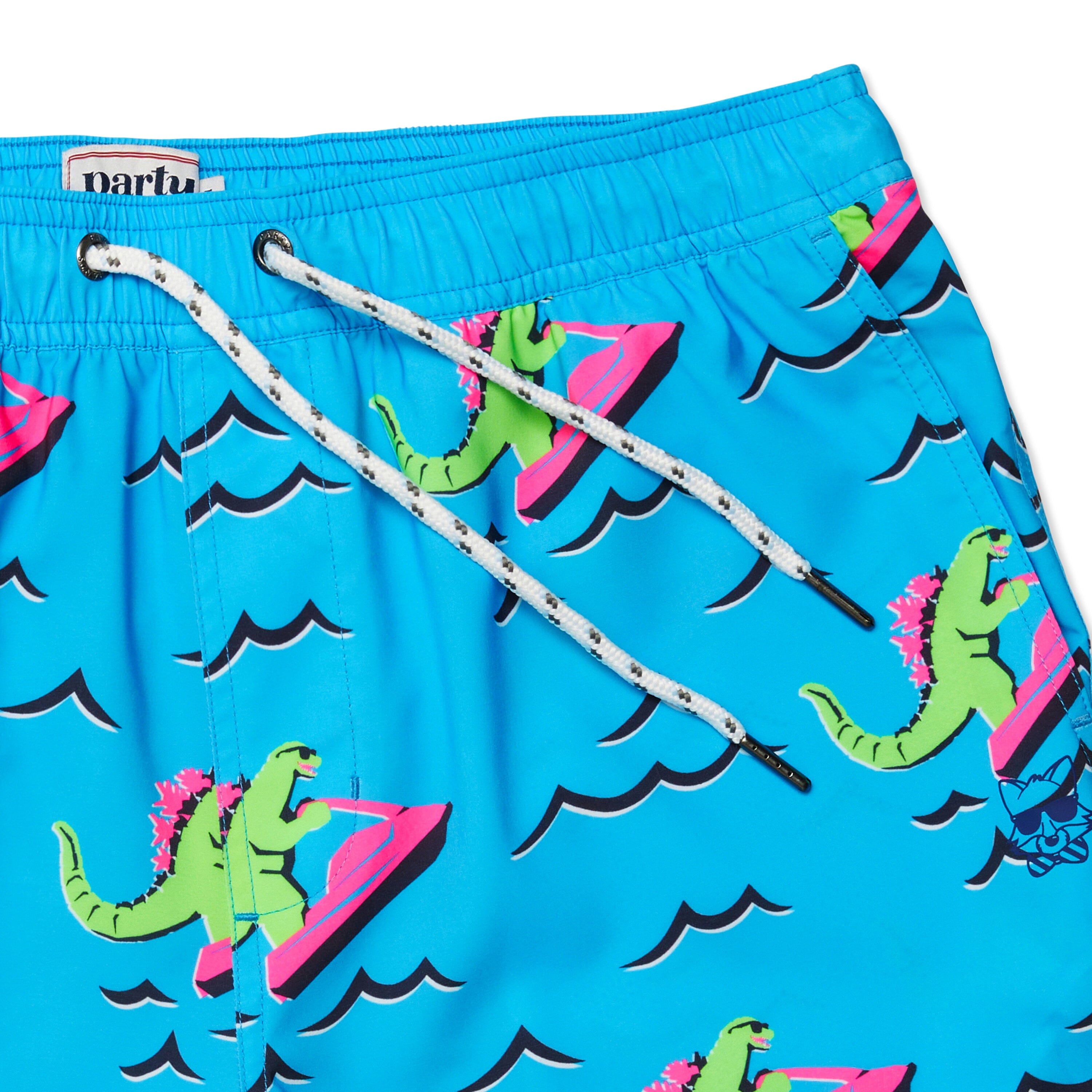 DINO RIPPER SPORT LINED SHORT - CYAN