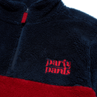 OTTO 1/4 ZIP FLEECE PULLOVER - NAVY FLEECE TOPS PARTY PANTS 
