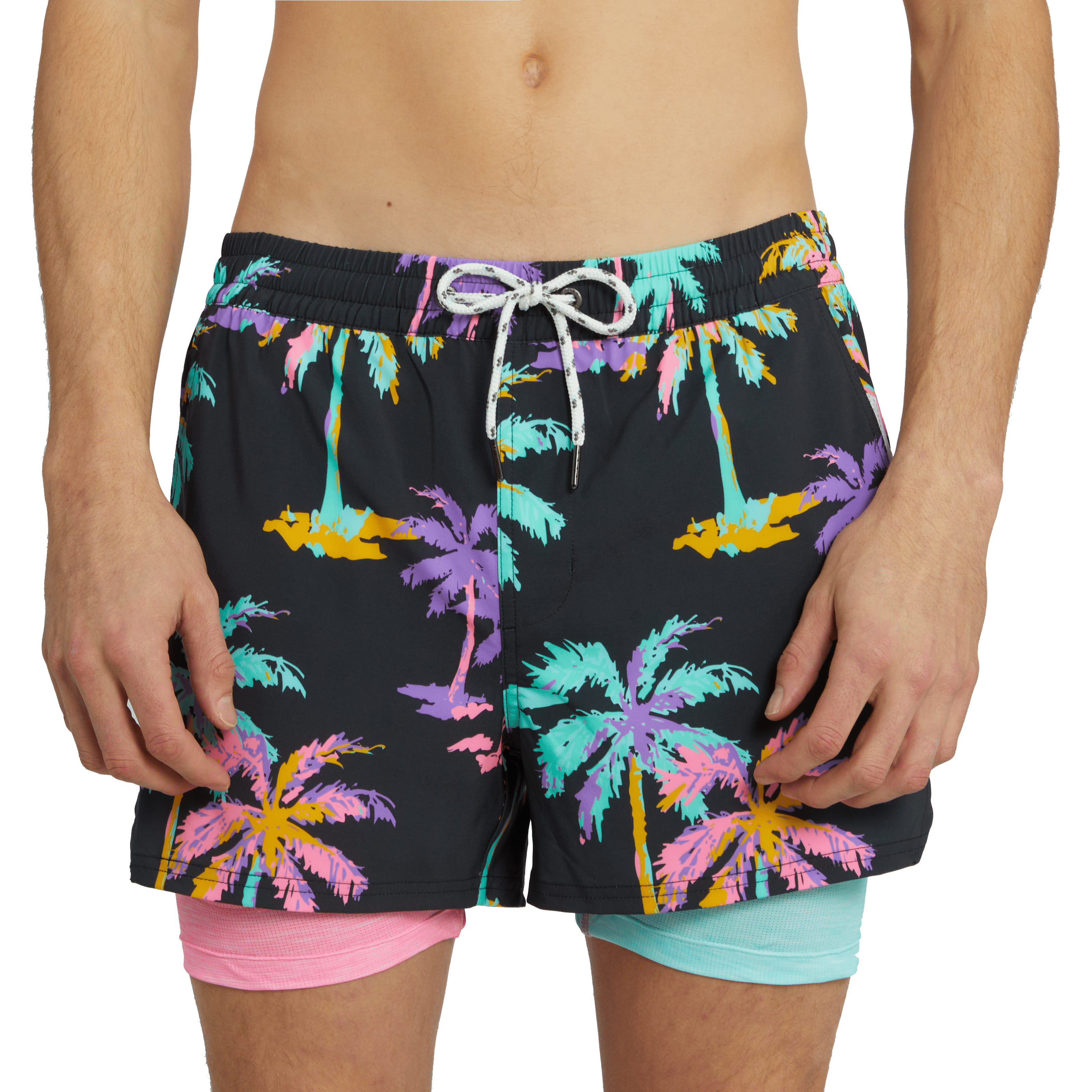 Funky Palms Black Sport Mode Shorts Funky Palms Black Sport Mode Shorts