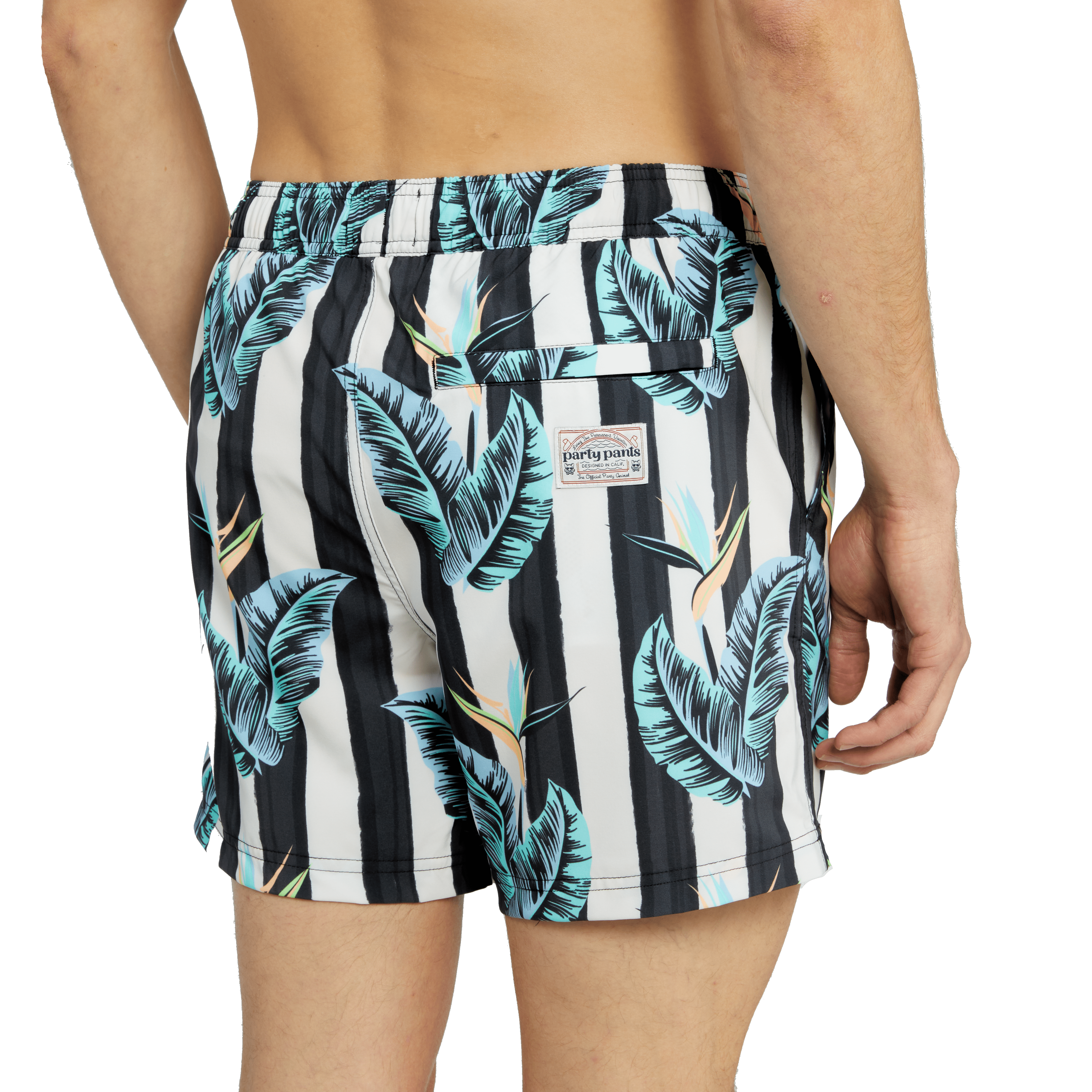 GULF STRIPE SPORT LINED SHORT - NAVY SPORT SHORTS PARTY PANTS 