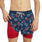 KEG TOSS 4" SPORT MODE SHORT - NAVY 4" SPORT MODE SHORTS PARTY PANTS 