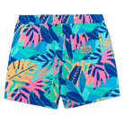 KENNEDY FLORAL PARTY STARTER SHORT - ARUBA BLUE PARTY STARTER SHORTS PARTY PANTS 