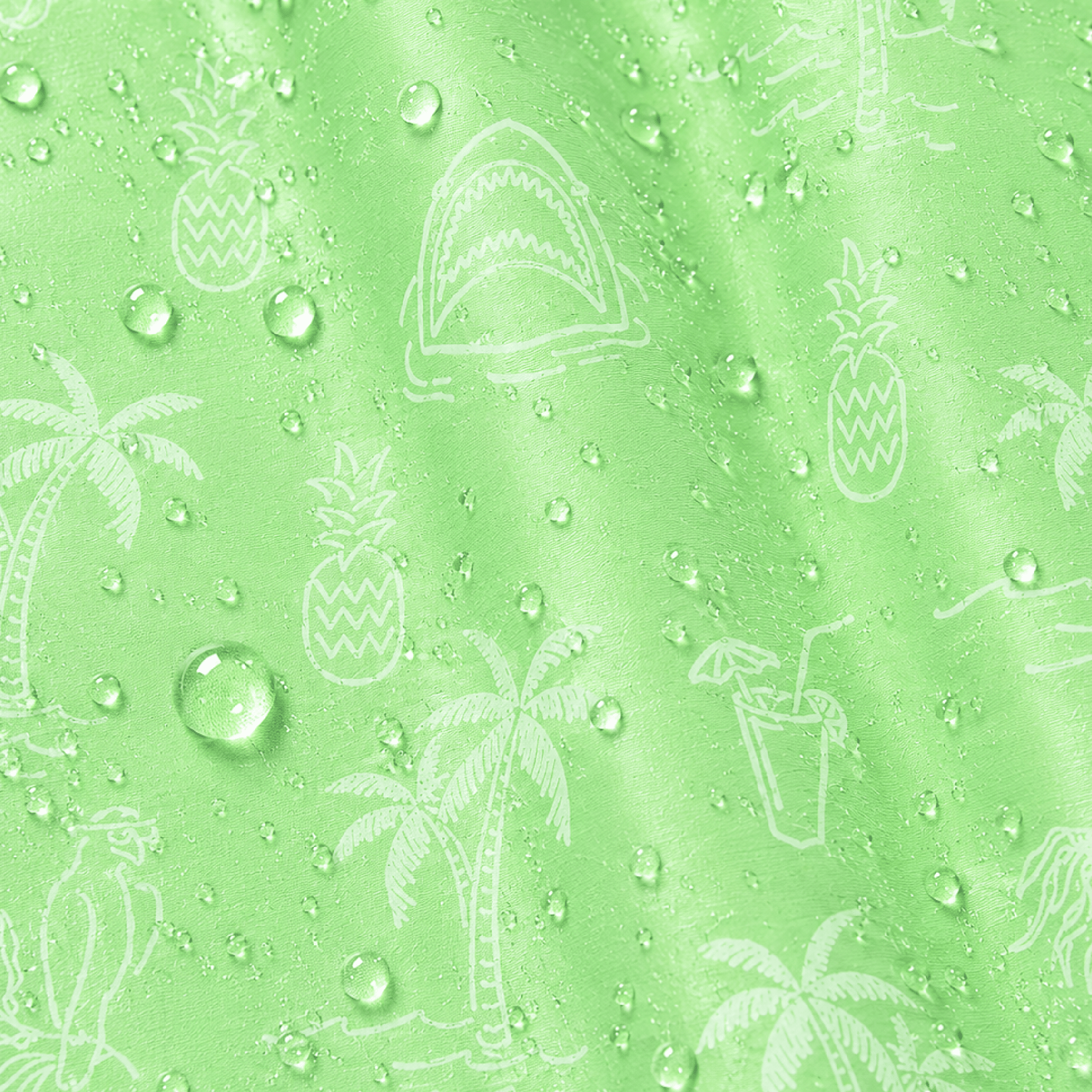 Sharka in Magic Lime - Men's 5"Happy Hour Swim Trunks Happy Hour Short PARTY PANTS 
