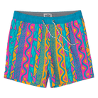 MAUI WOWIE PARTY STARTER SHORT - TEAL PARTY STARTER SHORTS PARTY PANTS 