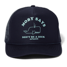 MOBY SAYS TRUCKER - NAVY BLUE HATS PARTY PANTS 