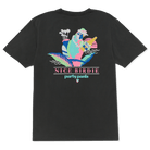 NICE BIRDIE T-SHIRT - WASHED BLACK TEE PARTY PANTS 