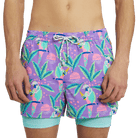 NICE BIRDIE 4" SPORT MODE SHORT - ORCHID 4" SPORT MODE SHORTS PARTY PANTS 