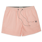 5" Striped Pastel Coral Party Starter Lined Short PARTY STARTER SHORT PARTY PANTS 