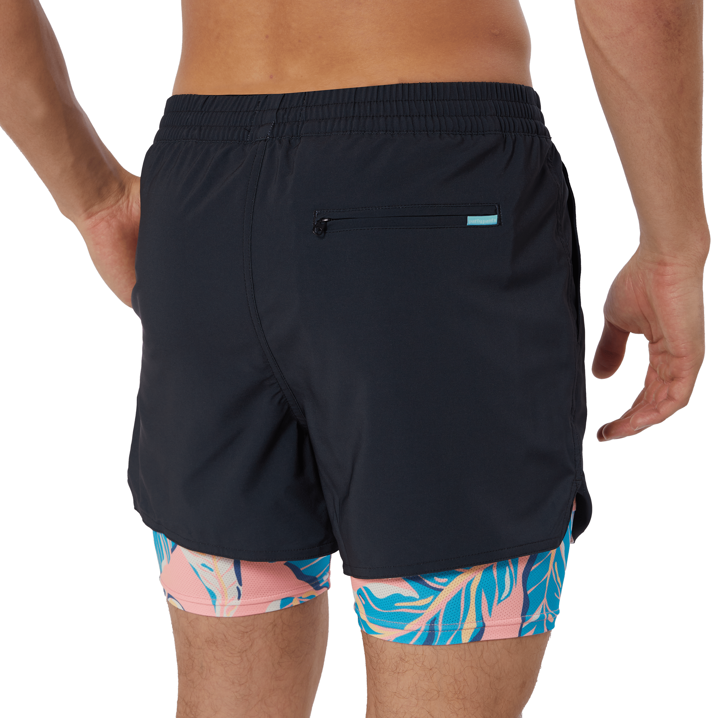 Party Boy Black 4" Game Changer Short 4" Game Changer Short PARTY PANTS 