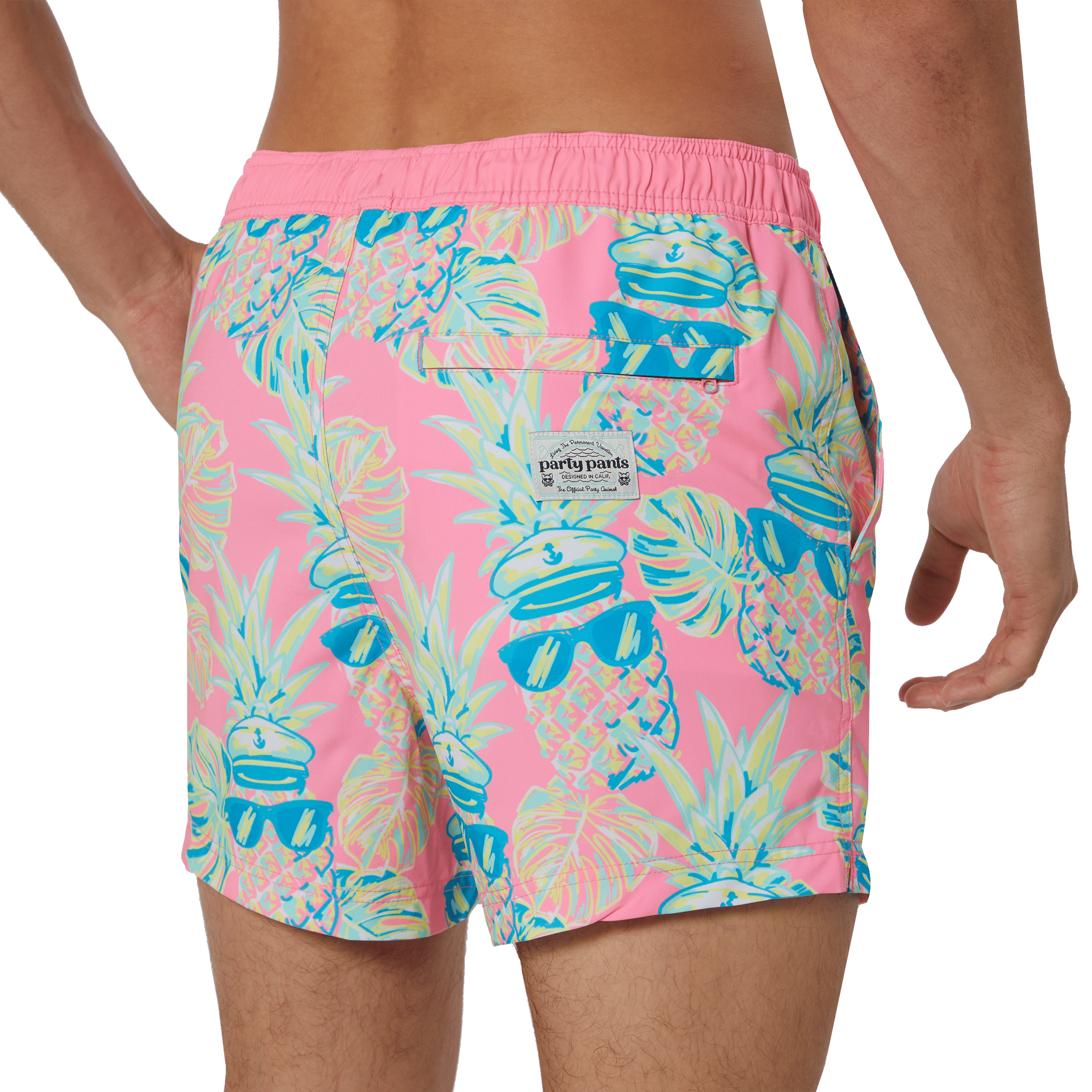 Captain Ron Pink 5" Game Changer Short 5" Game Changer Short PARTY PANTS 