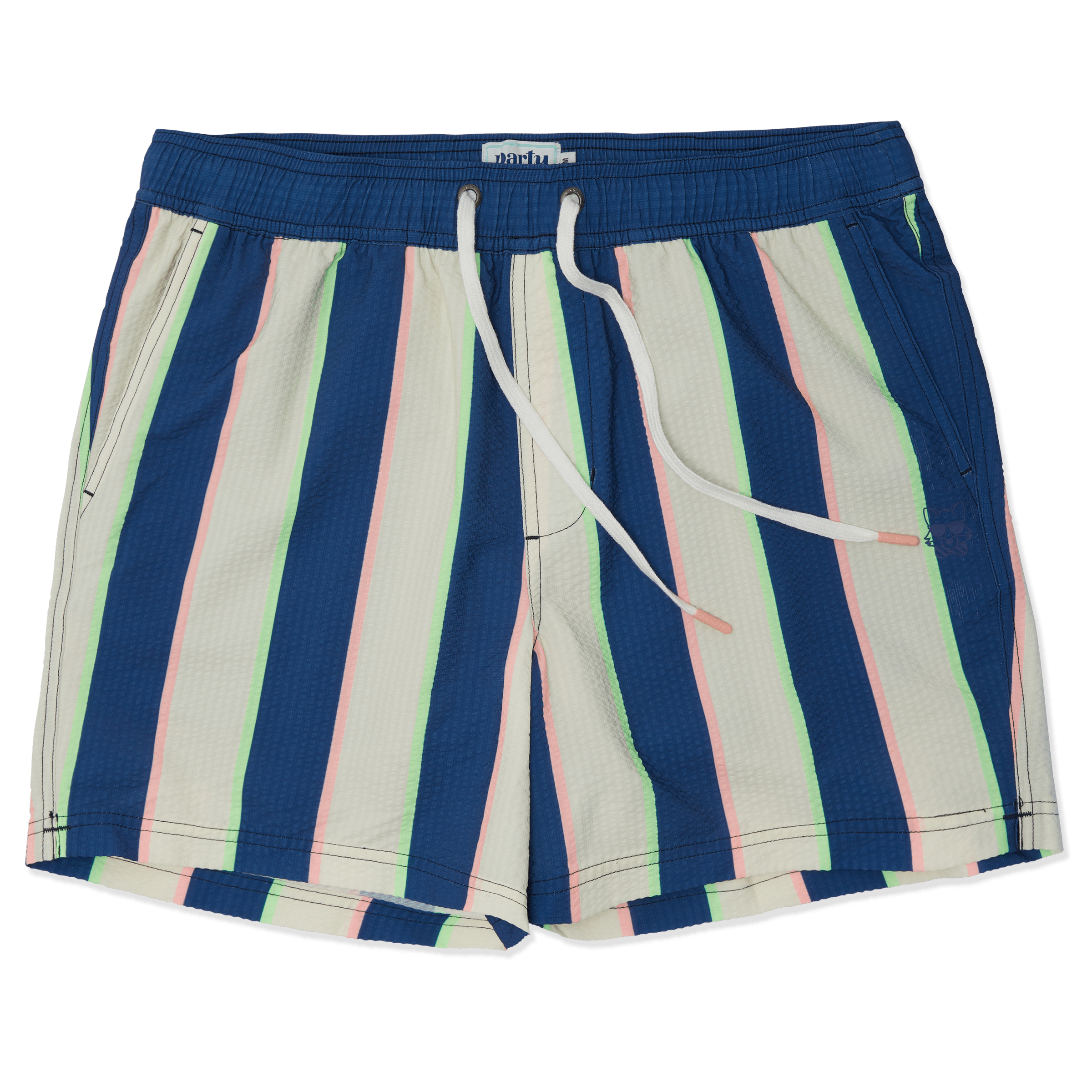 Sundays Stripe White 5" Game Changer Short 5" Game Changer Short PARTY PANTS 