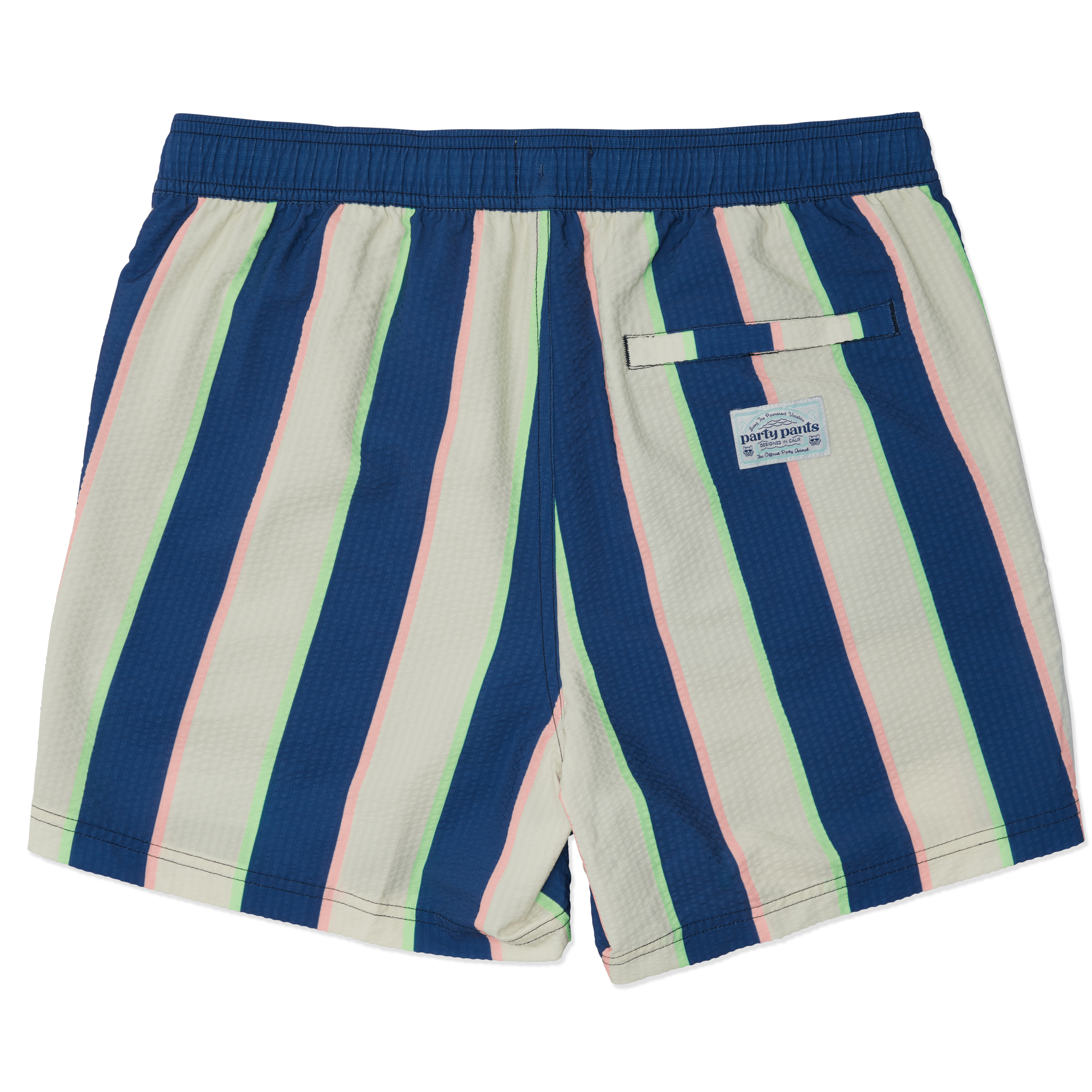 Sundays Stripe White 5" Game Changer Short 5" Game Changer Short PARTY PANTS 