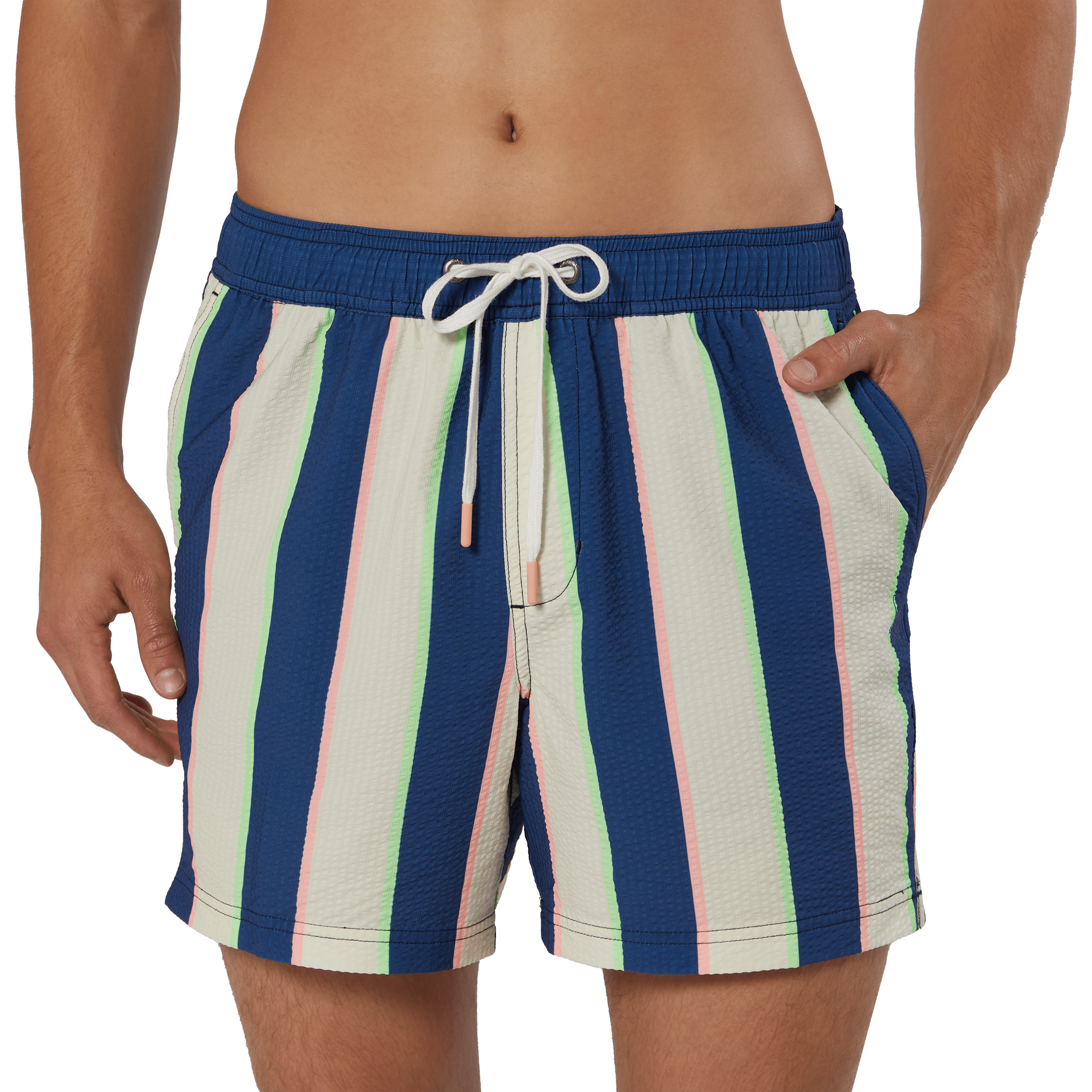 Sundays Stripe White 5" Game Changer Short 5" Game Changer Short PARTY PANTS 