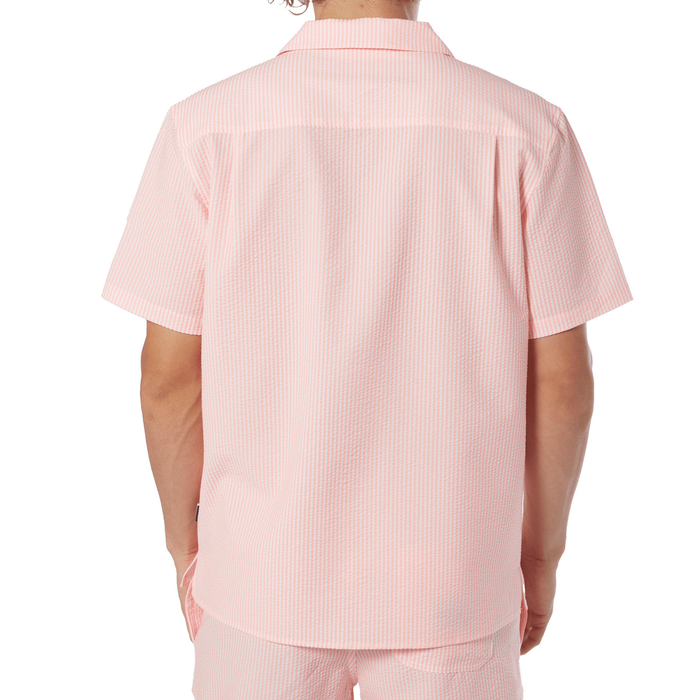 Chapter Seersucker Coral Shirt Woven PARTY PANTS 