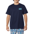 Logo Fills Cold Dawgs Navy T-Shirt Tees PARTY PANTS 