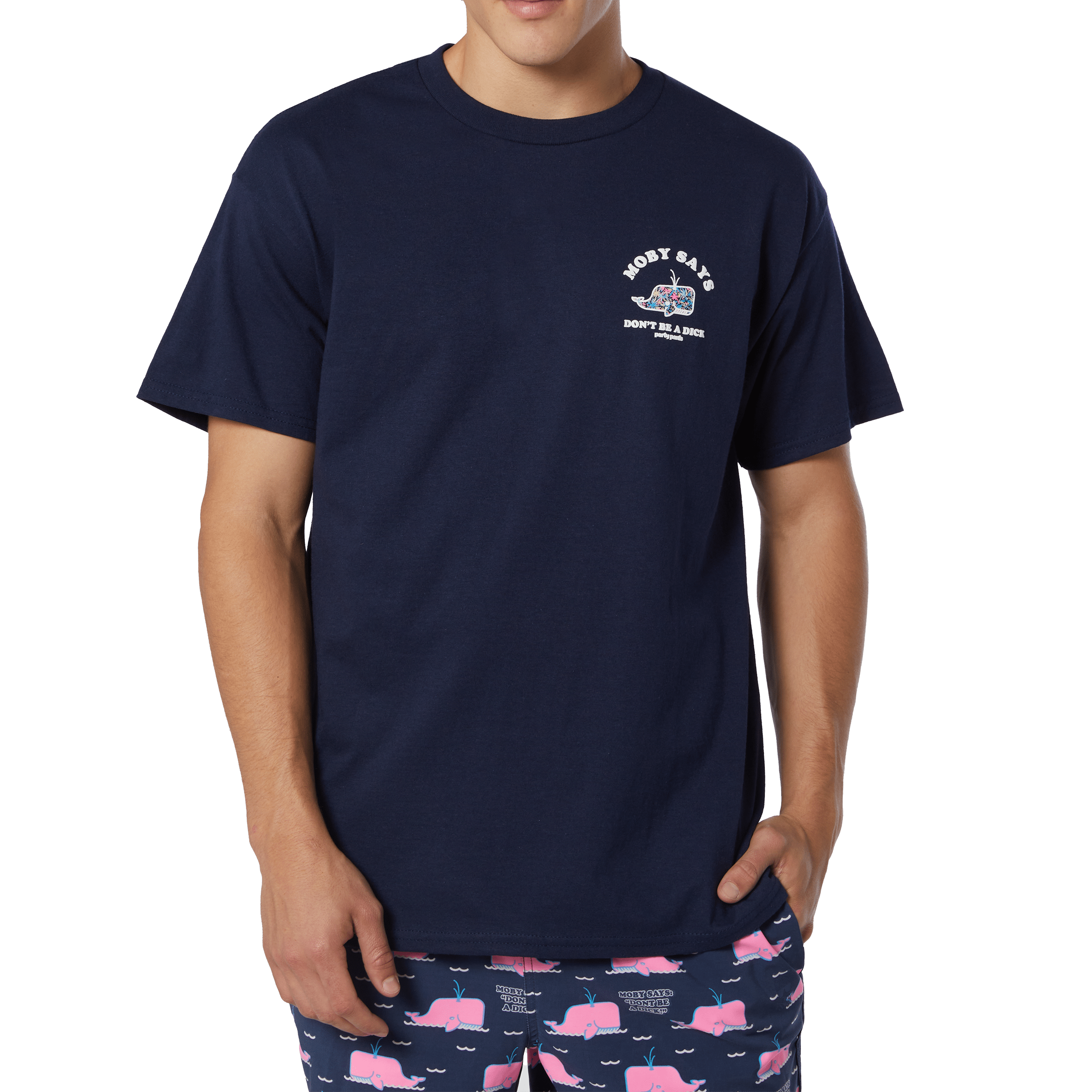 Moby Fills Navy T-Shirt Tees PARTY PANTS 