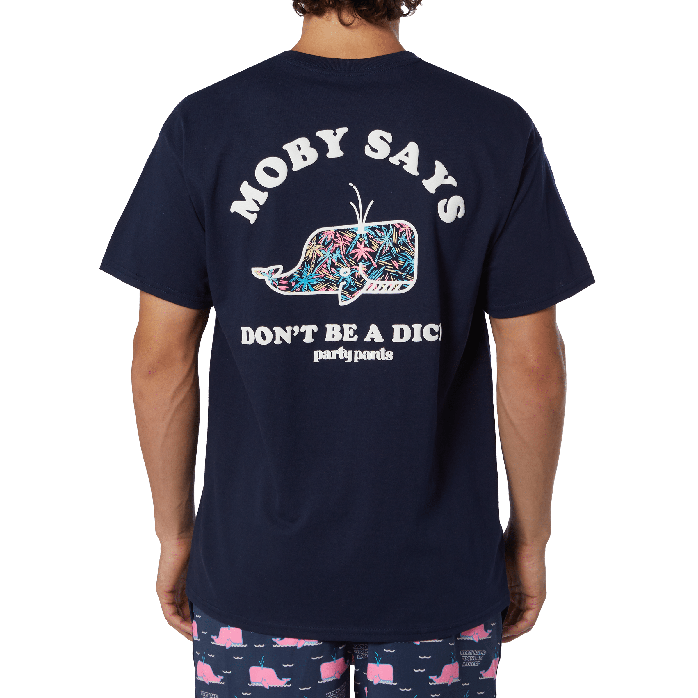 Moby Fills Navy T-Shirt Tees PARTY PANTS 