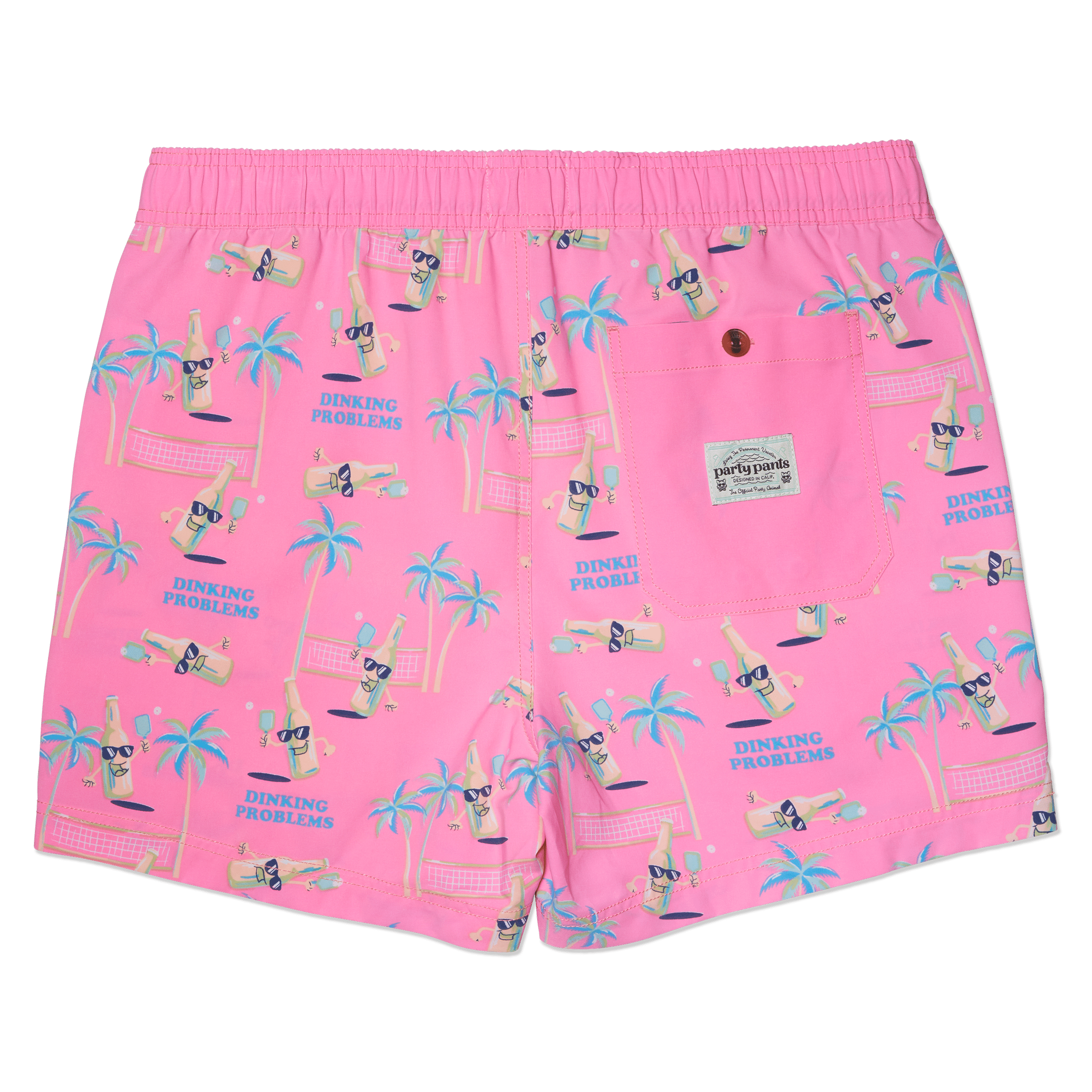 Dinking Problems Pink Party Starter Short Party Starter Short PARTY PANTS 