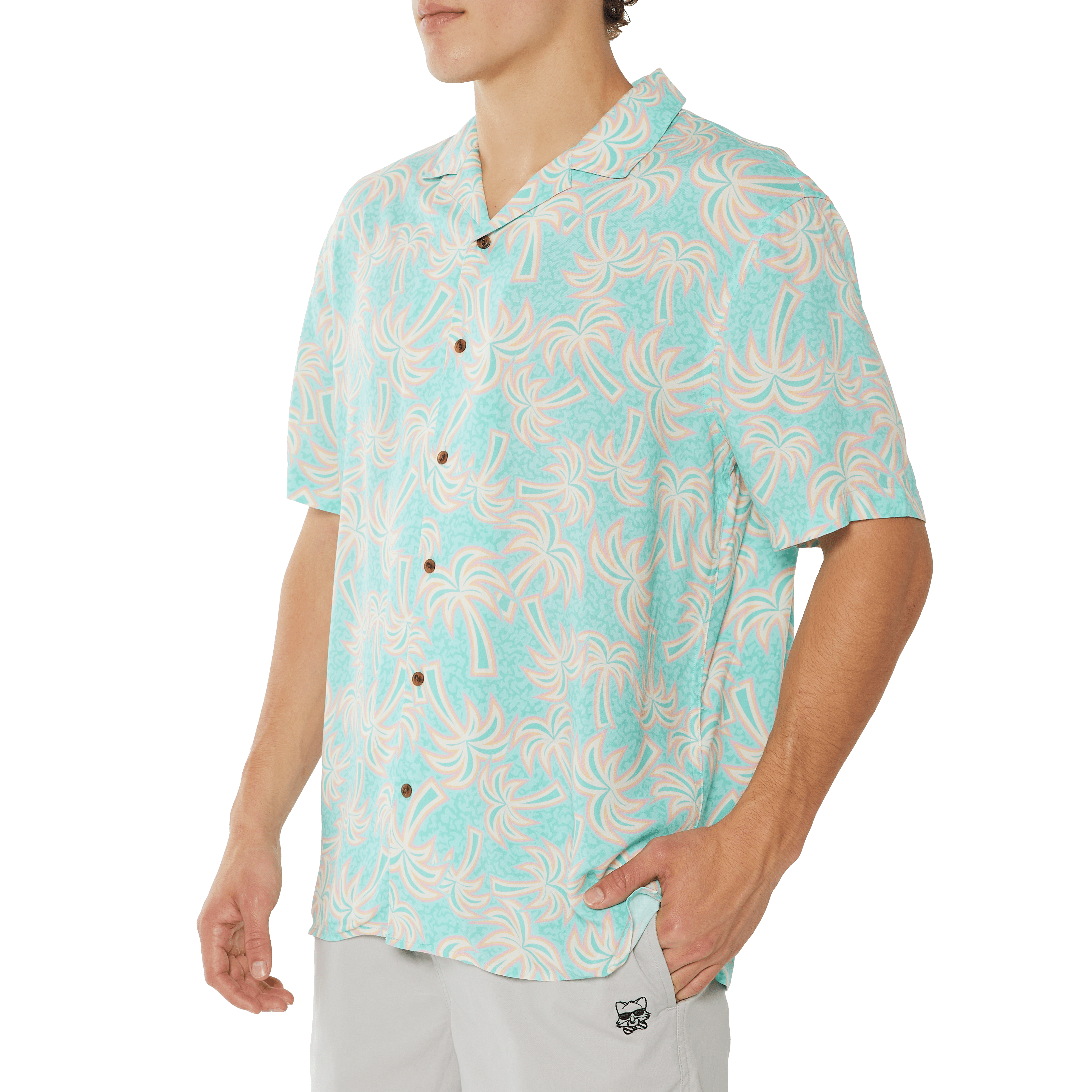 Palm Vibes Mint Happy Hour Shirt HAPPY HOUR SHORT PARTY PANTS 