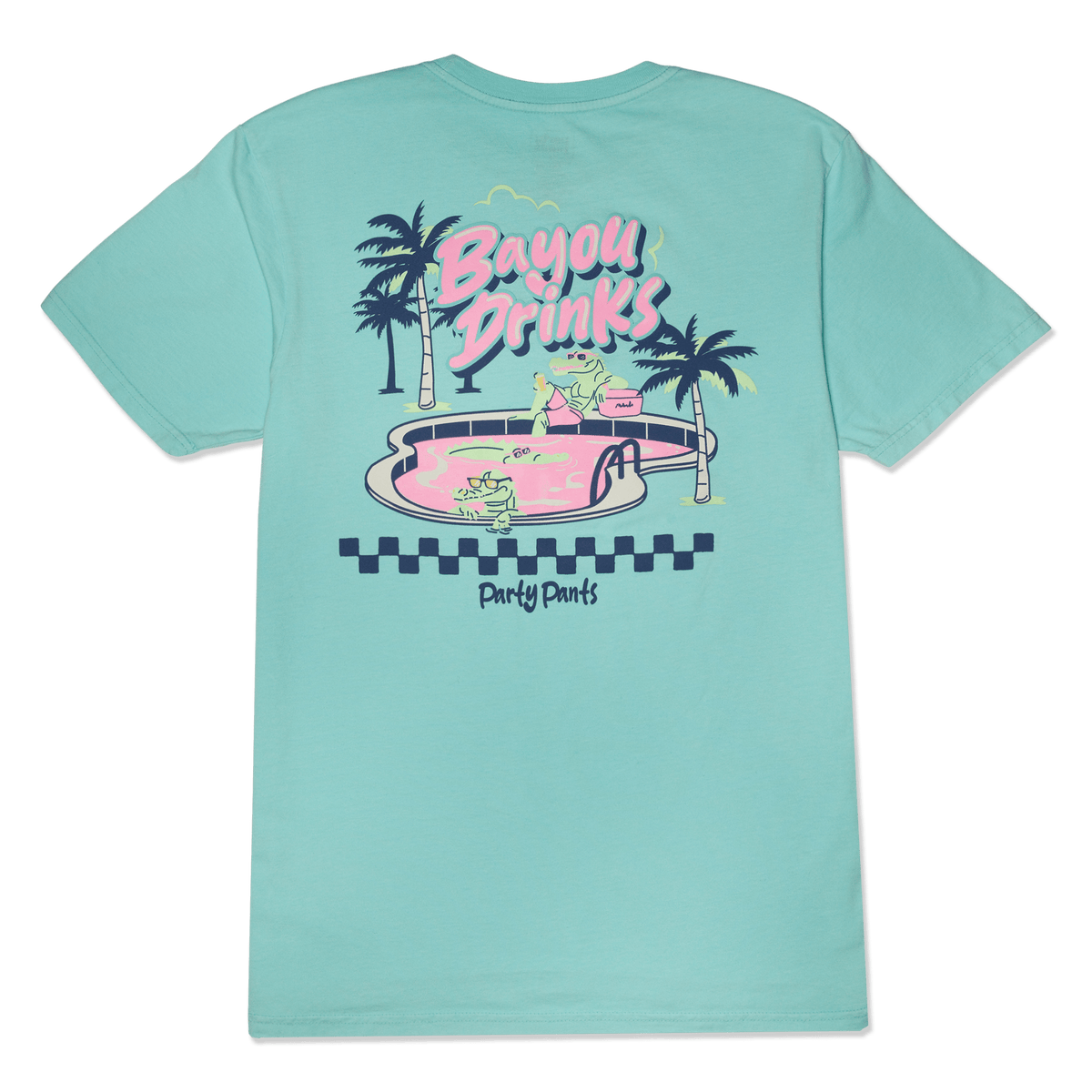 Bayou Drinks Chalky Mint T-Shirt | Party Pants