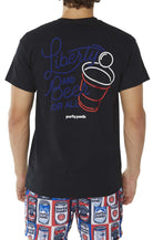 Liberty Beers Black T-Shirt TEES PARTY PANTS 