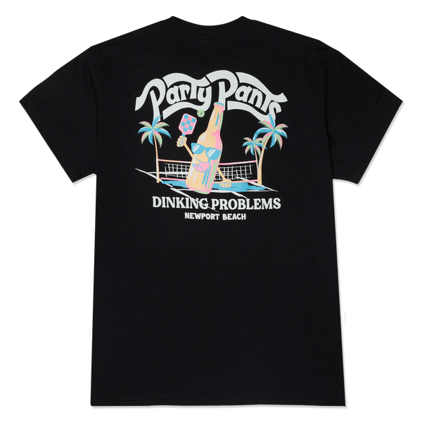 Dinking Problems Black T-Shirt | Party Pants