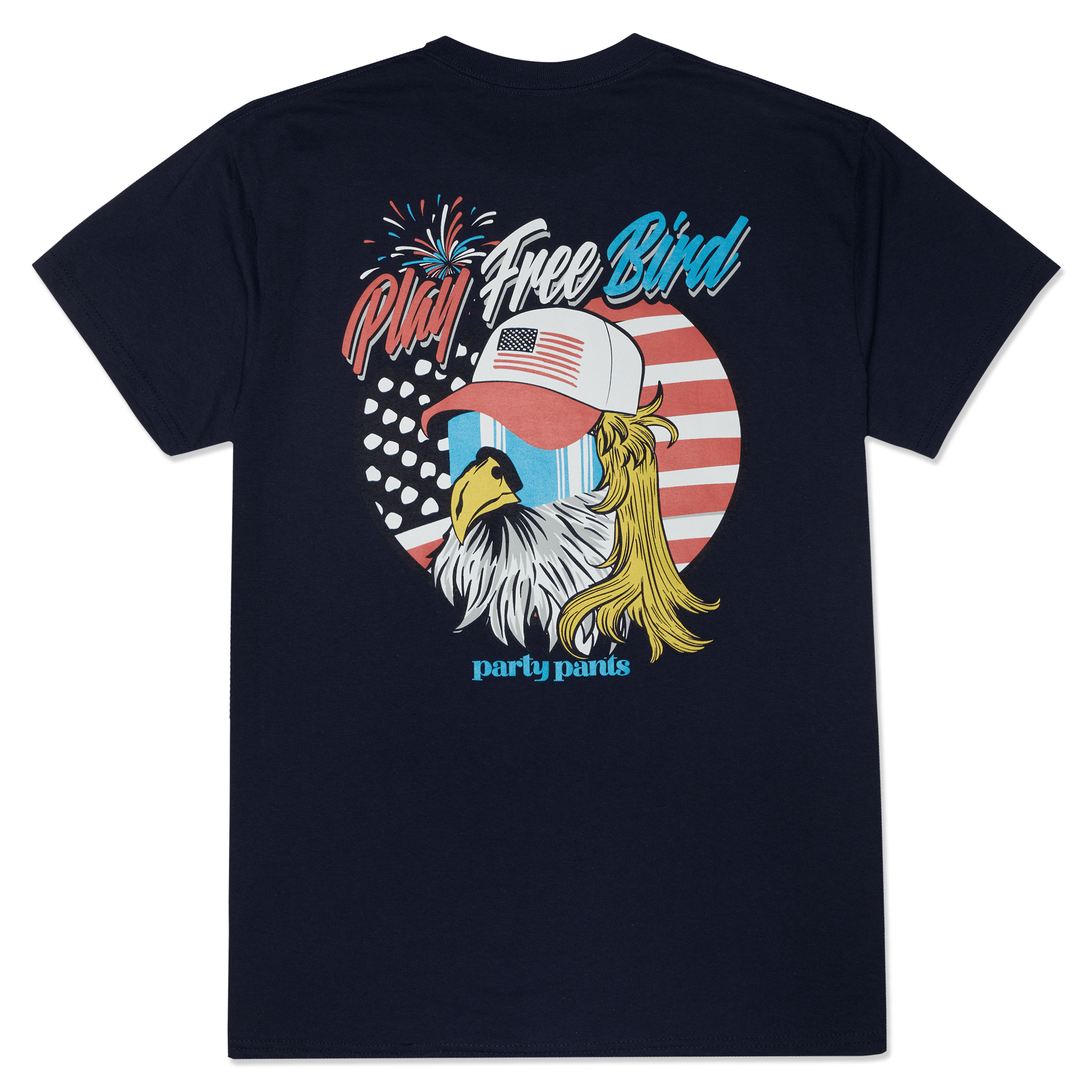 Free Bird Navy Blue T-Shirt TEES PARTY PANTS 