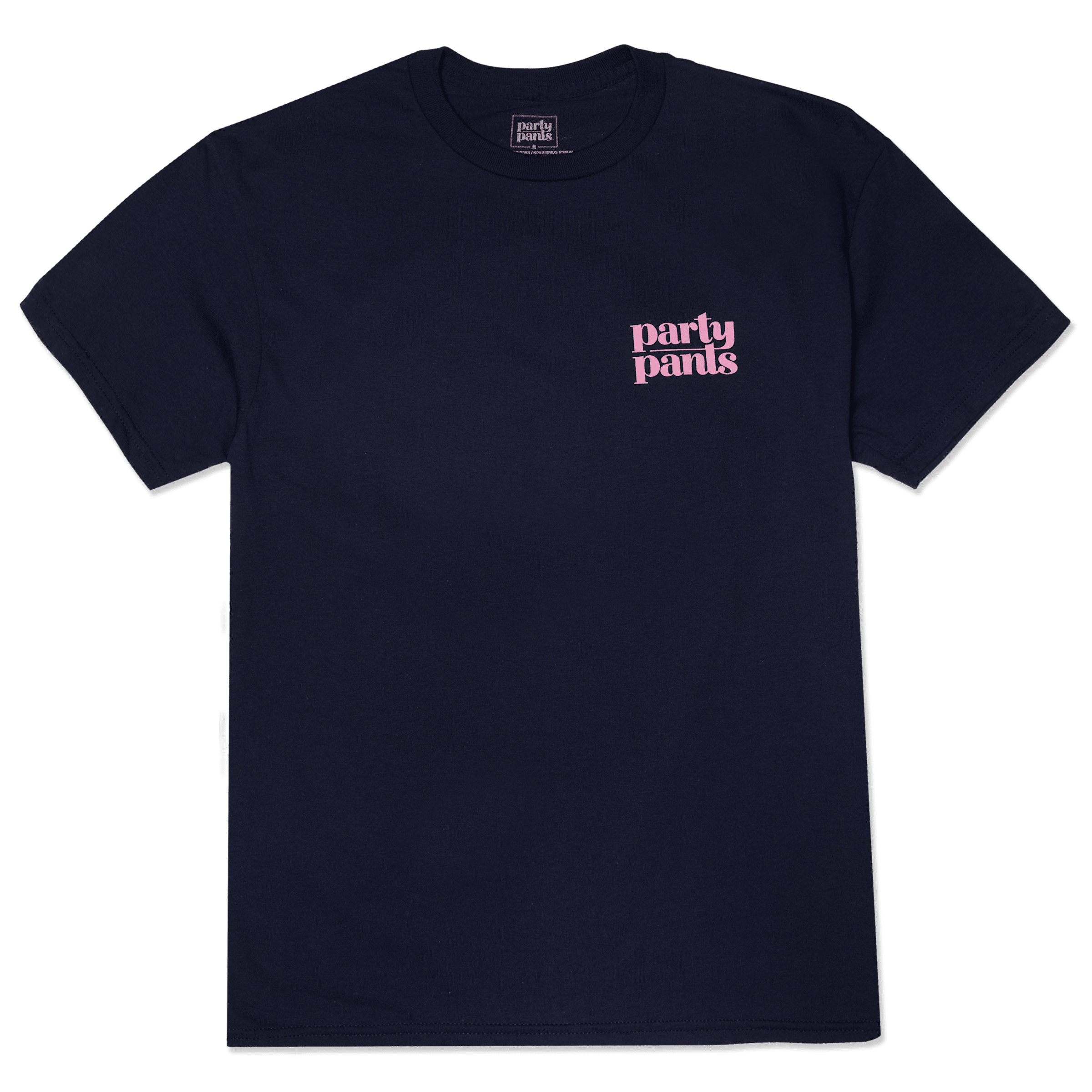 KEEP IT REEL NAVY BLUE T-SHIRT TEES PARTY PANTS 