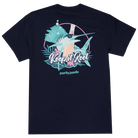 KEEP IT REEL NAVY BLUE T-SHIRT TEES PARTY PANTS 