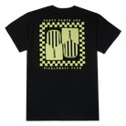 RALLY CHECK BLACK T-SHIRT TEES PARTY PANTS 